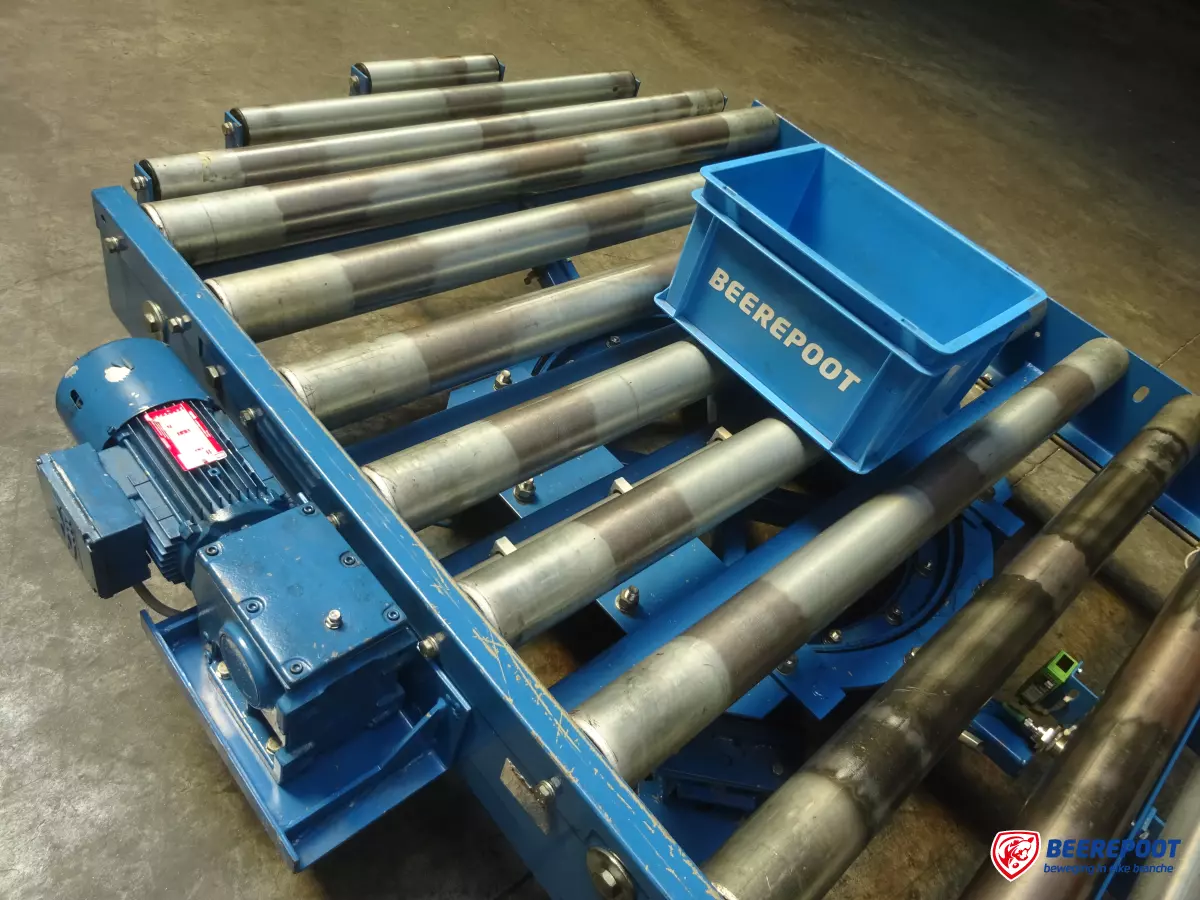 Roterende rollenbaanwissel